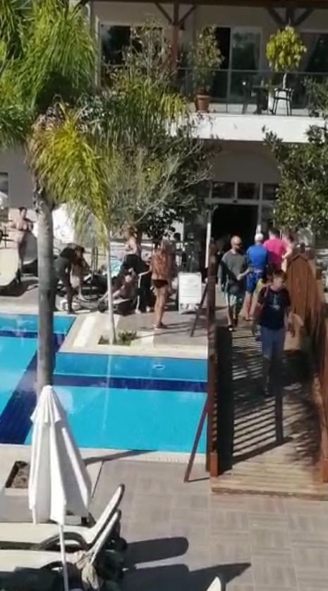 5 yıldızlı otelde yangın paniği! Turistler çarşafla balkondan inmeye çalıştı