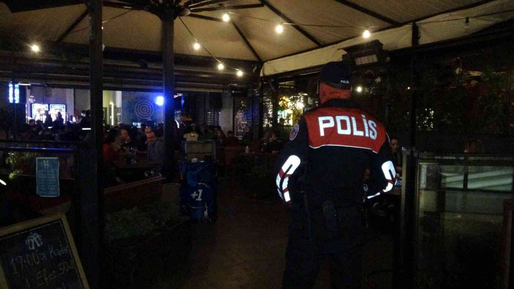 Drone destekli geniş çaplı asayiş uygulaması! 300 polis gece sahaya indi