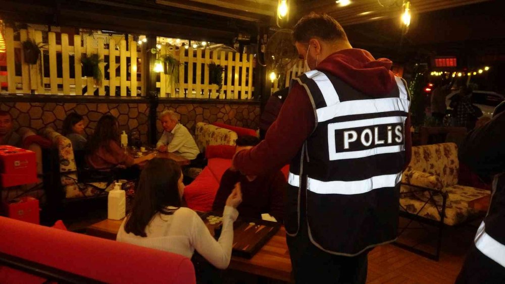 Drone destekli geniş çaplı asayiş uygulaması! 300 polis gece sahaya indi