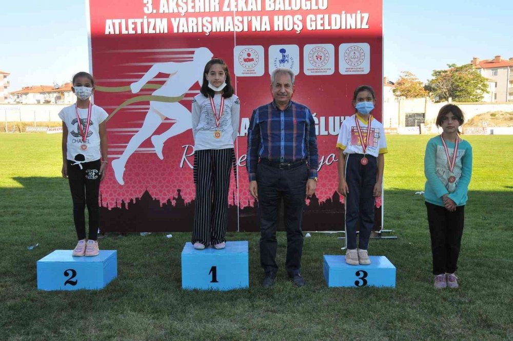 Akşehir 3'üncü Zekai Baloğlu Atletizm Yarışması çekişmeli geçti