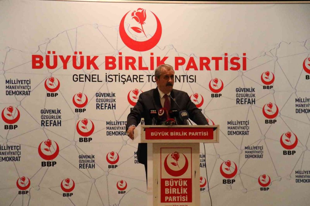 BBP Genel Başkanı Destici: PKK, PJAK, PYD, YPG, KCK ne ise HDP de odur!