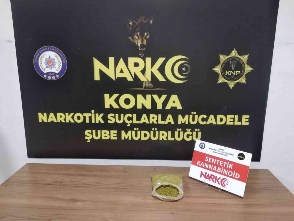 Konya Emniyet Müdürlüğü'nden bir şok operasyon daha! Piyasaya süremeden enselendiler