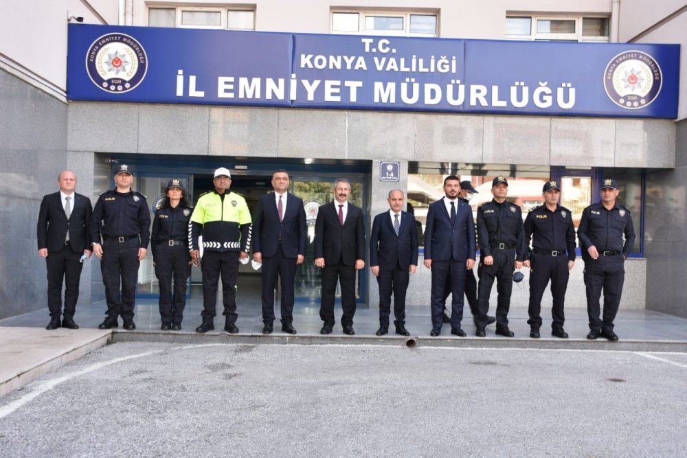 Emniyet Genel Müdürü Mehmet Aktaş Konya’da ziyaretlerde bulundu