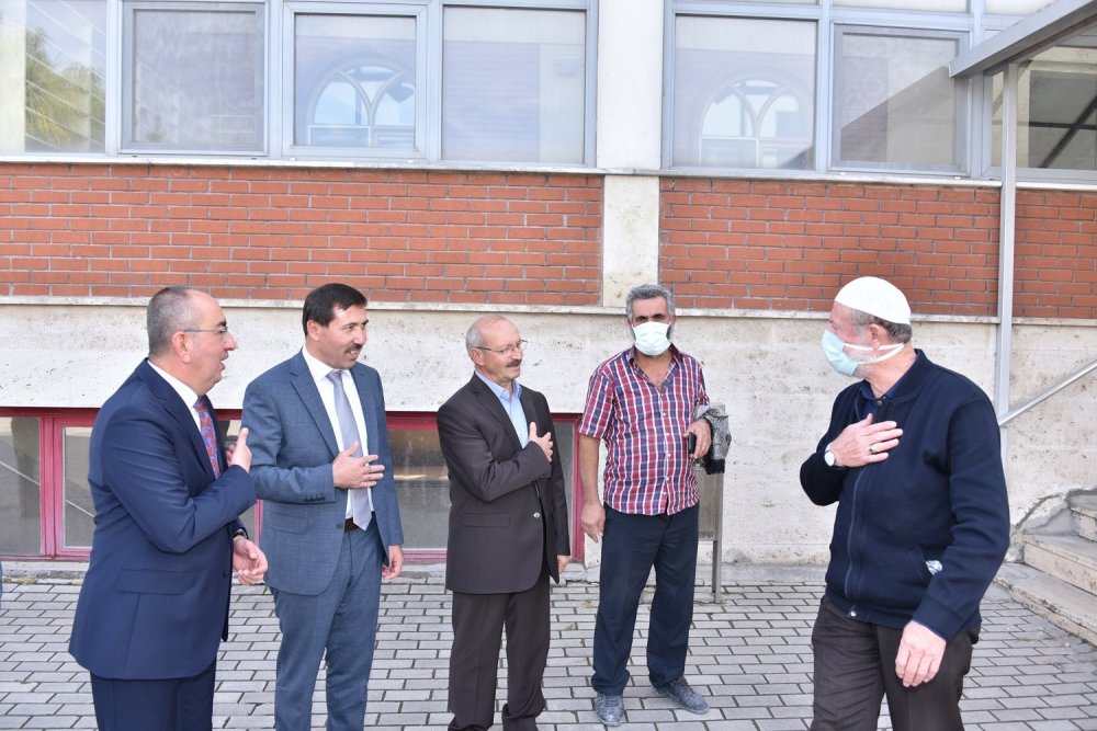 Konya Milletvekili Sorgun ile Başkan Kılca ve Kavuş Aykent Camii'nde esnafla buluştu