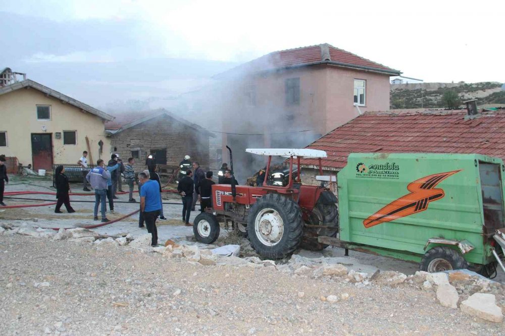 Konya’da besihanede korkutan yangın!