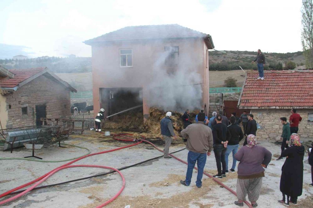 Konya’da besihanede korkutan yangın!