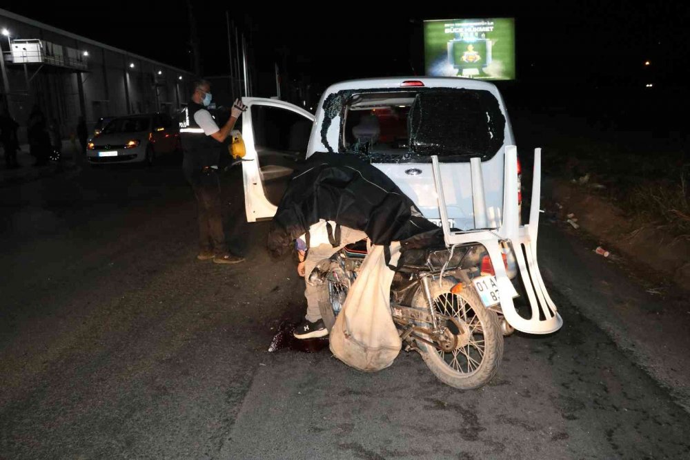 Park halindeki araca motosikletiyle çarpan Hamit Sarmaşık öldü