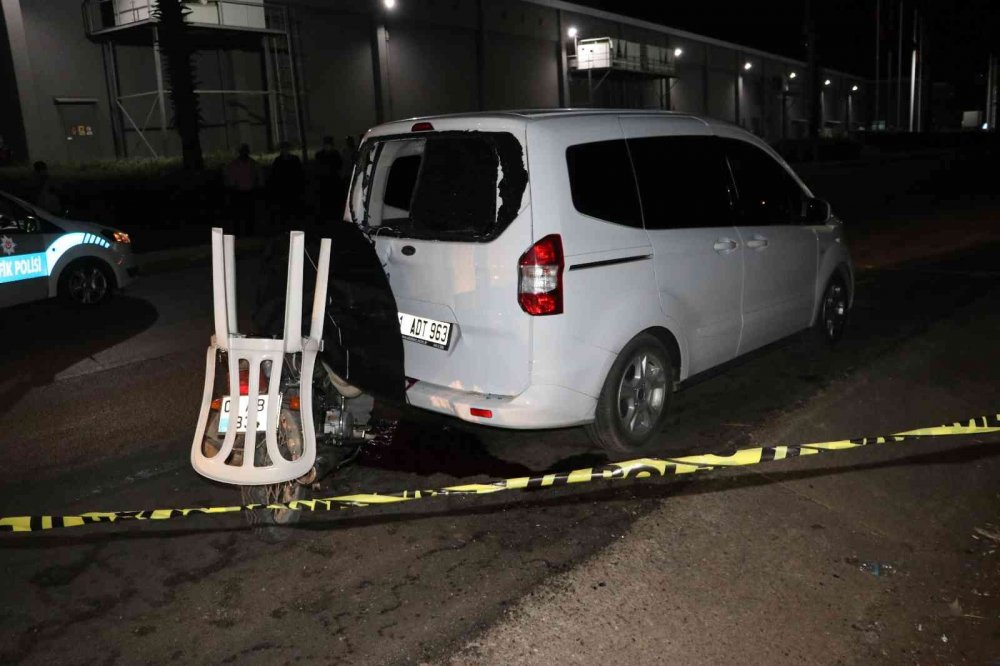 Park halindeki araca motosikletiyle çarpan Hamit Sarmaşık öldü