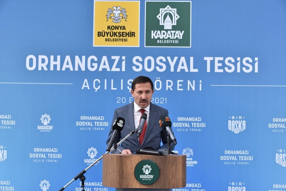 Karatay’da Orhangazi Sosyal Tesisi’ni törenle hizmete açıldı