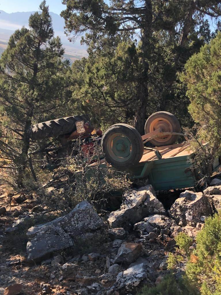 Konya’da traktör uçuruma yuvarlandı! 86 yaşındaki Ali Kırmızıtaş öldü 3 yaralı