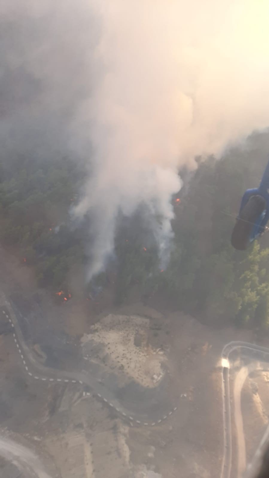 Aladağ’da orman yangını! Müdahale sürüyor