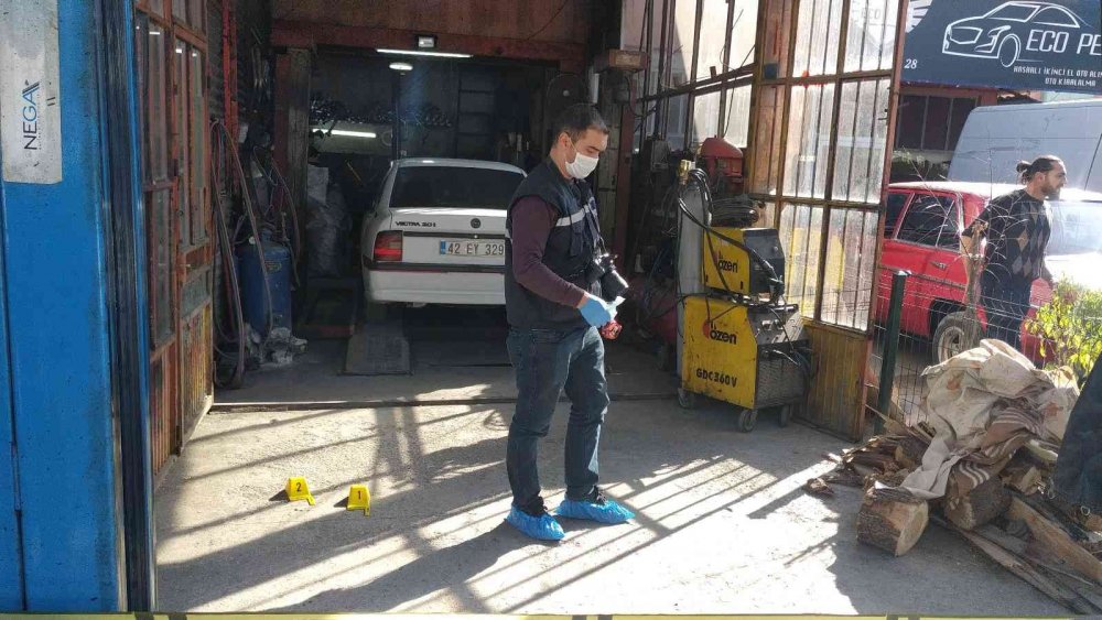 Konya Eski Sanayi Sitesinde silahlı kavga! 1 yaralı