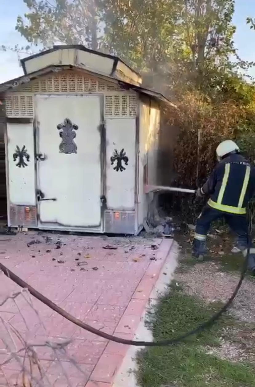 Vicdansız hırsız! Ateşe verdiği 50 cins güvercin telef oldu