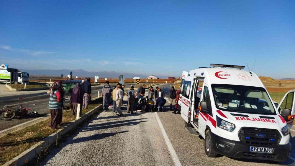 Konya'da ticari araçla çarpışan motosiklet sürücüsü Mustafa Ateşçi öldü