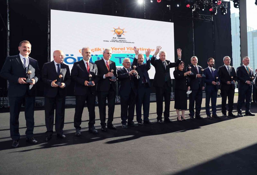 Cumhurbaşkanı Erdoğan’dan Konya Büyükşehir’e ödül