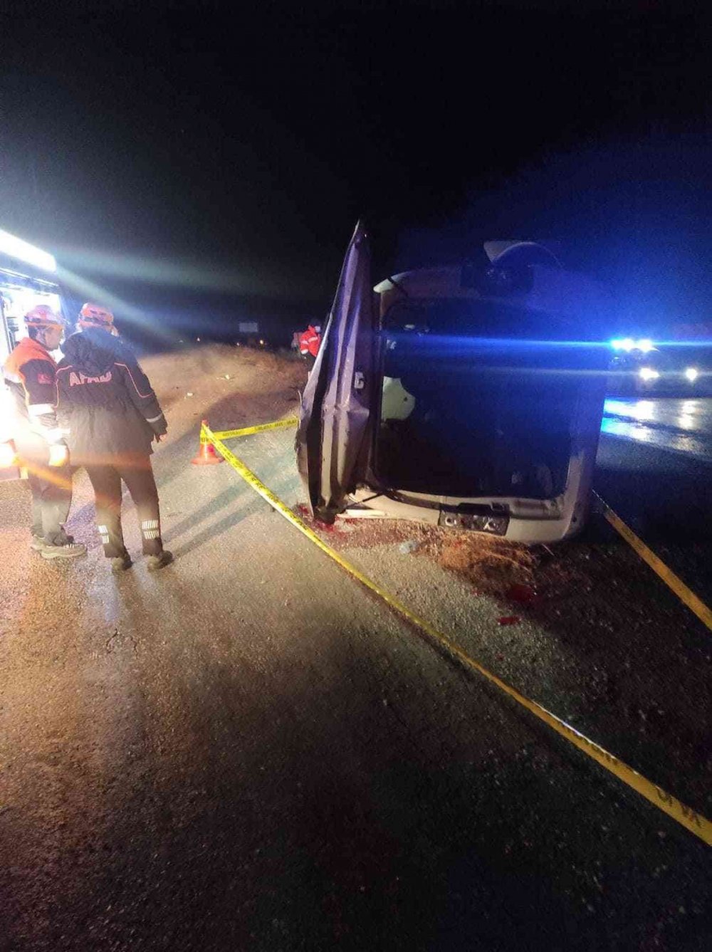 Aksaray - Nevşehir Karayolunda feci kaza! 1 ölü 1 yaralı