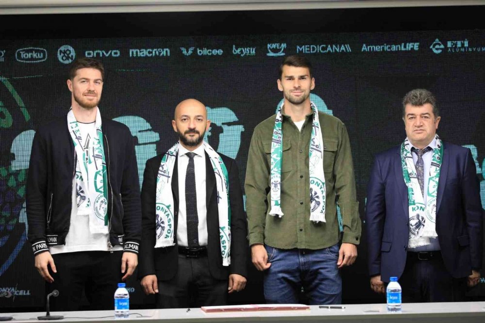 Sehic ve Rahmanovic 2023'e kadar Konyaspor’da