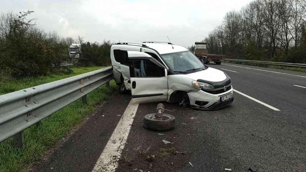İstanbul - Ankara yolunda kaza! 3 yaralı