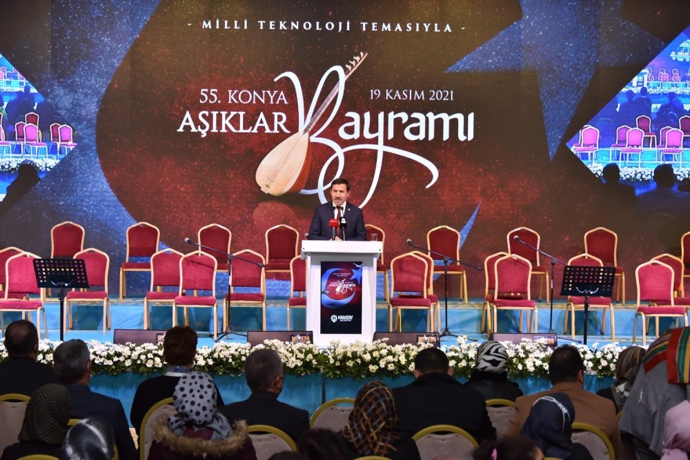 'Milli Teknoloji' temalı 55'inci Konya Aşıklar Bayramı sona erdi