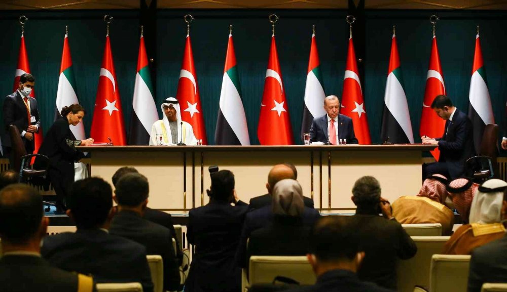 Cumhurbaşkanı Erdoğan BAE Veliaht Prensi bin Zayed görüşmesi bitti! 10 anlaşma imzalandı