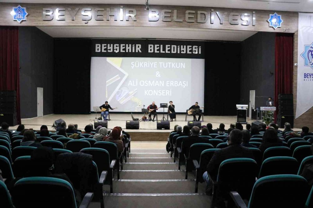 Şükriye Tutkun’dan Beyşehir'de öğretmenler için konser