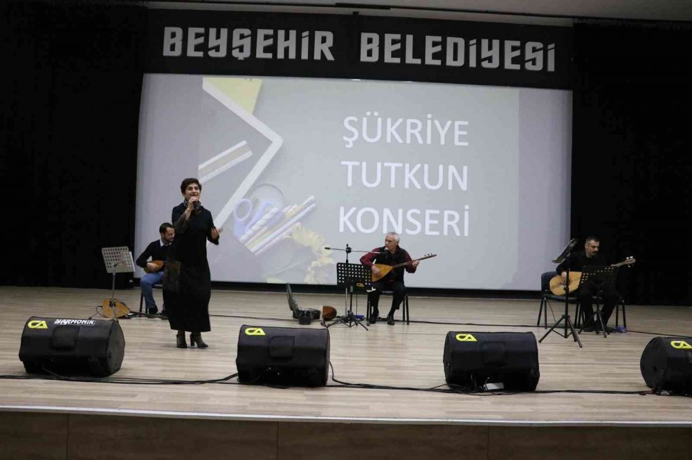 Şükriye Tutkun’dan Beyşehir'de öğretmenler için konser