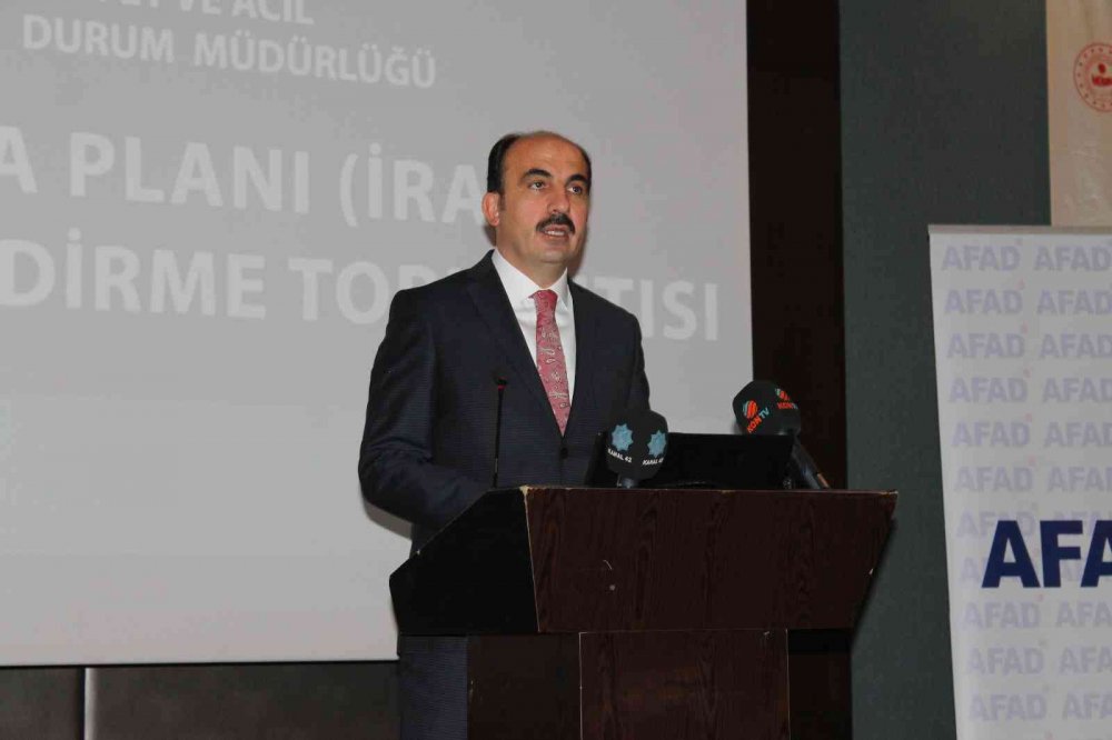 Konya afetlere karşı teyakkuzda! Tüm kurumlar İRAP'ta buluştu