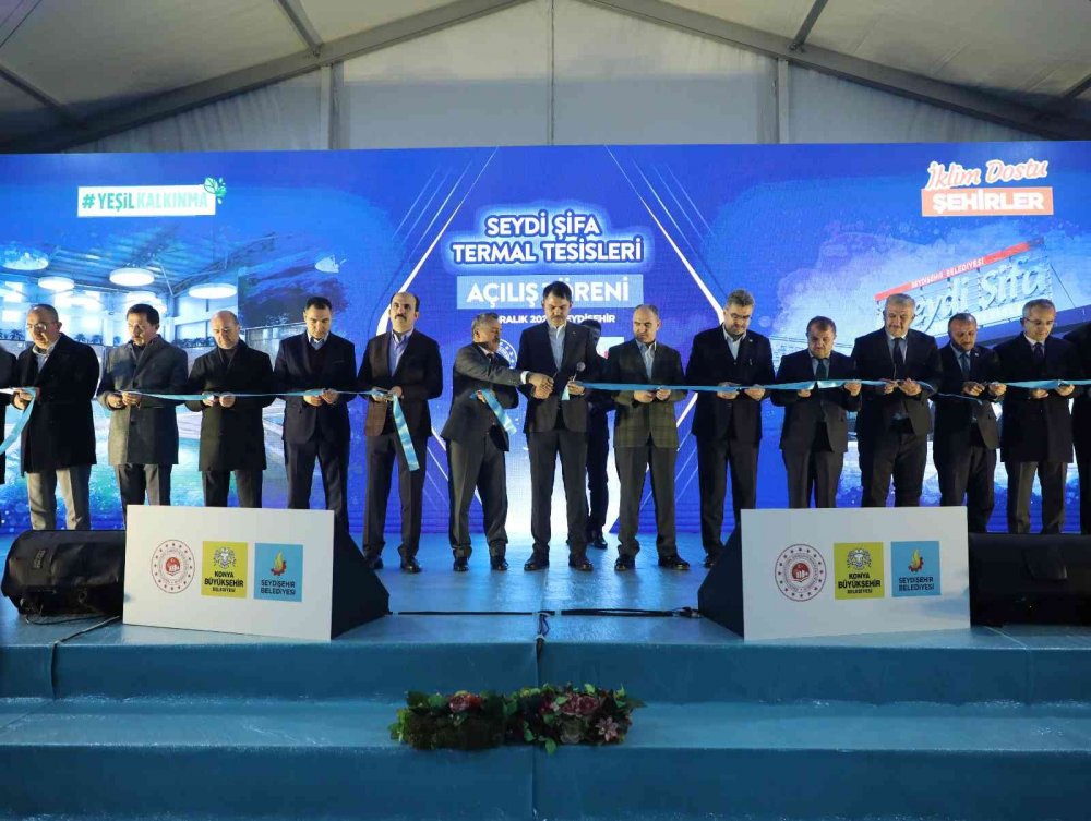 Bakan Kurum Konya'da Seydi Şifa Termal Tesileri'nin açılışını yaptı