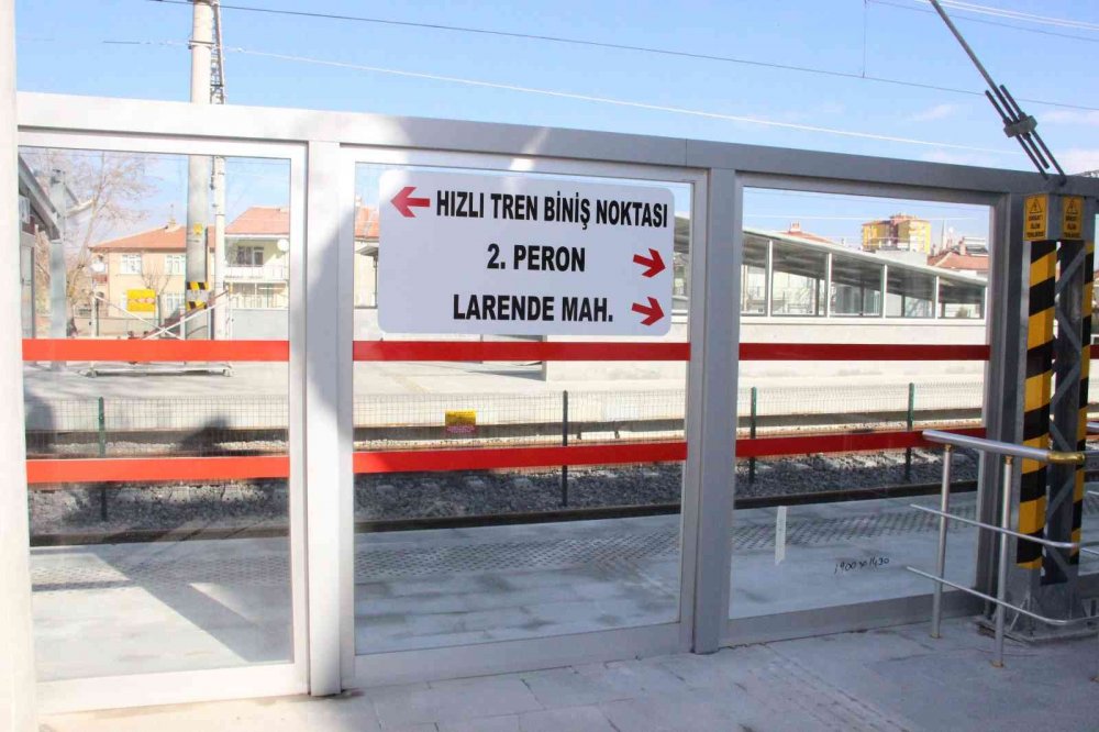 Konya - Karaman arasını 35 dakikaya düşürecek Yüksek Hızlı Tren projesinde sona gelindi