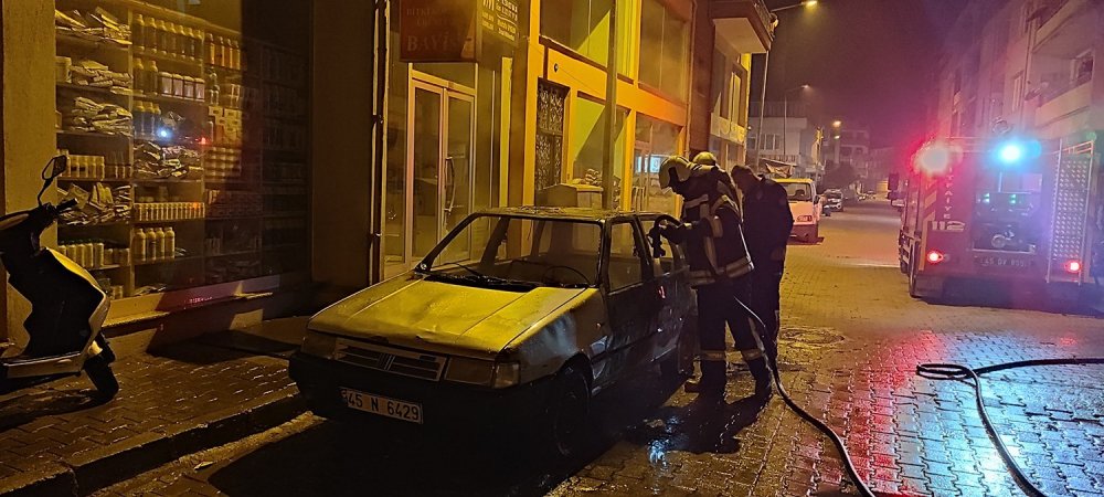 Otomobili ateşe verip video çeken kundakçı tutuklandı
