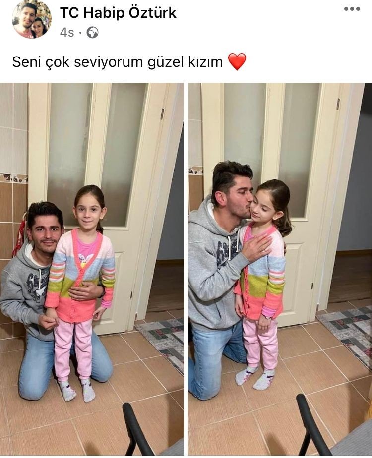 7 yaşındaki kızını öldüren Habip Öztürk'ün sosyal medyada 216 bin takipçisi varmış