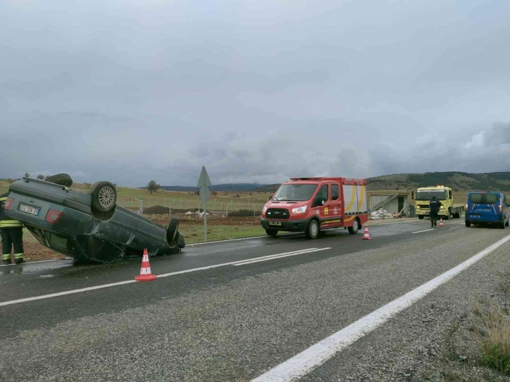 Konya'da otomobil devrildi! Mustafa Doğan öldü