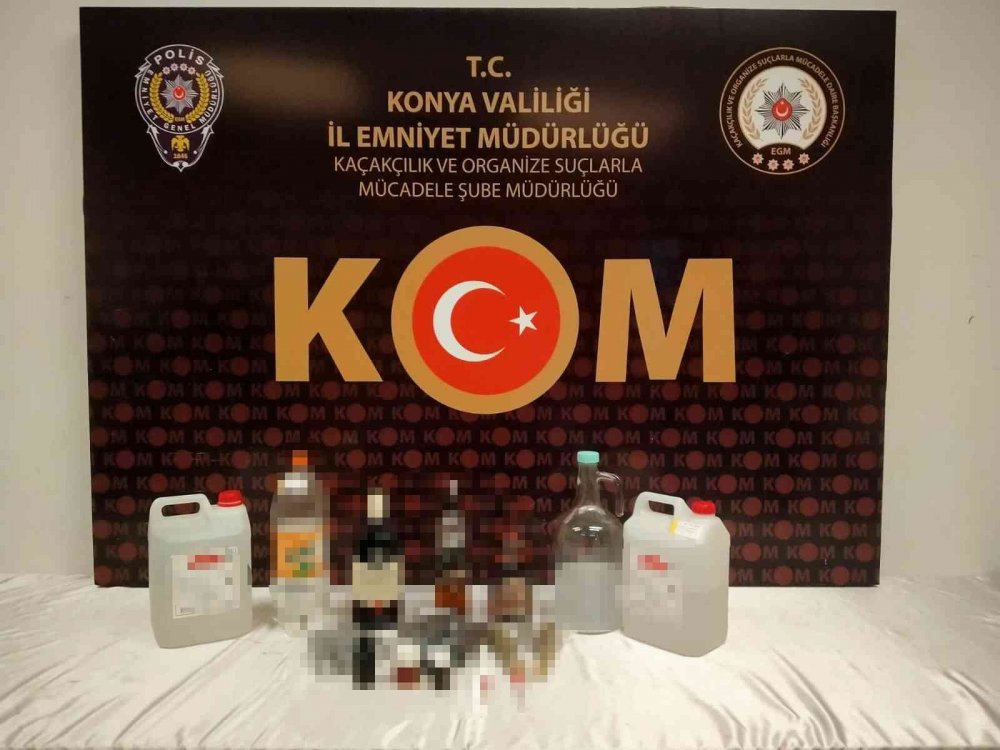 Konya polisi bir de bunlarla uğraşıyor! Eş zamanlı operasyon: 9 gözaltı