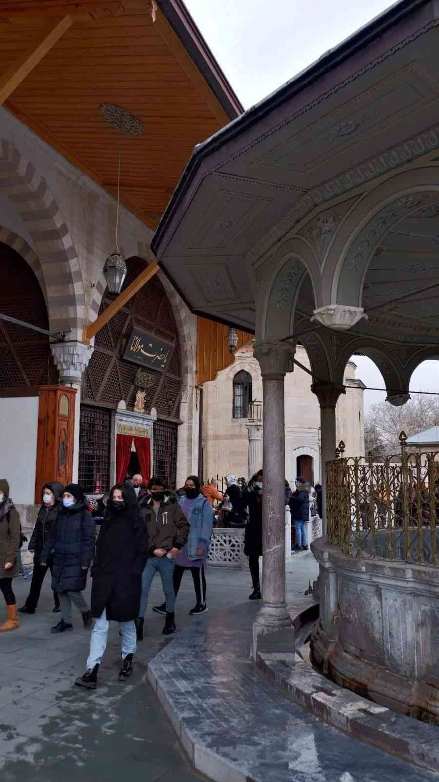 Afyonlu gençler Konya’da duygu dolu anlar yaşadı