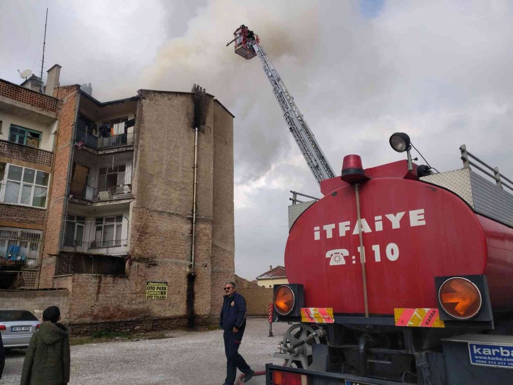 Konya'da korkutan yangın!