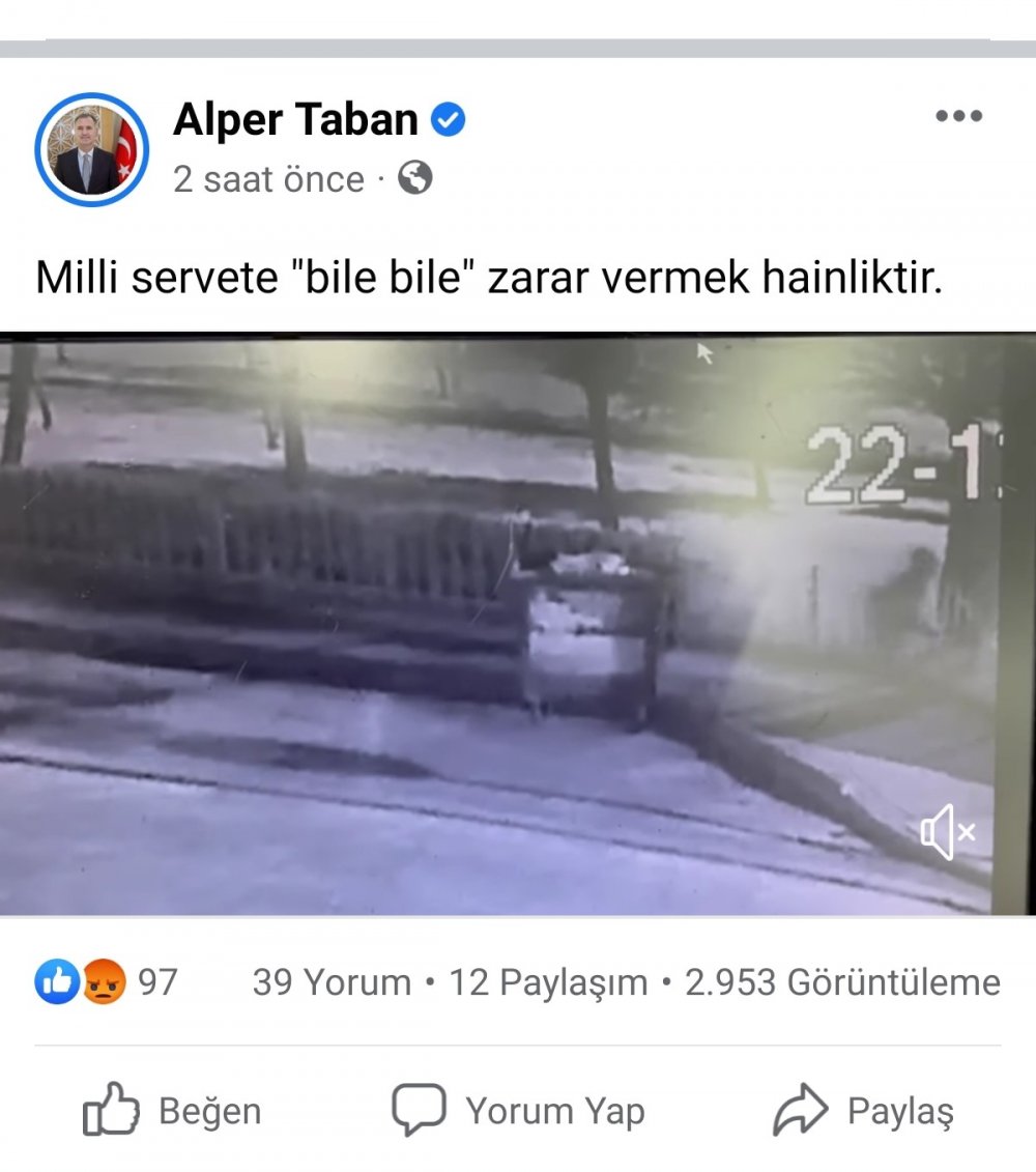 Çöp konteynerini ateşe verdiler! Başkan paylaştı, savcılık harekete geçti