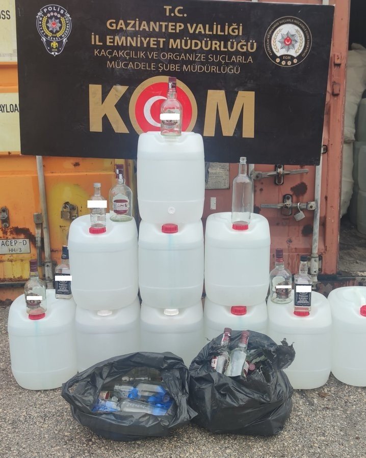Kaçak içki operasyonu Gaziantep'e sıçradı