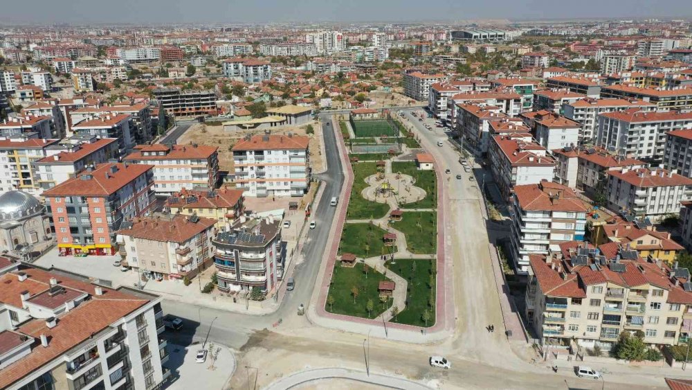 Konya Karatay'da 2021 yeşillenerek geçti