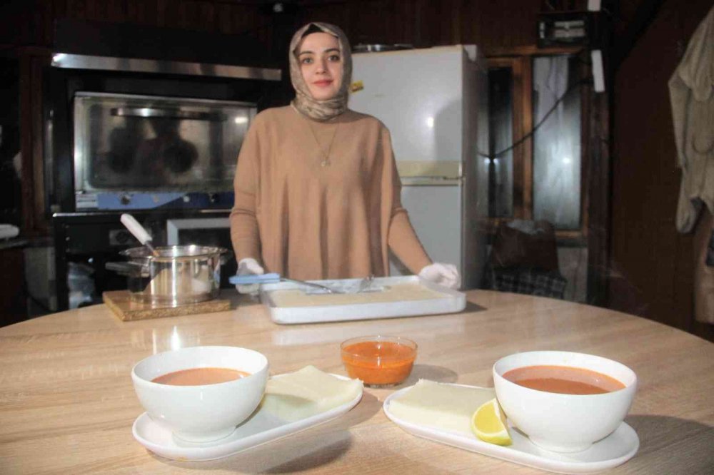 Kırıkkaleli kadın girişimci Konya'da 'arabaşı çorbası' ile sektöre girdi