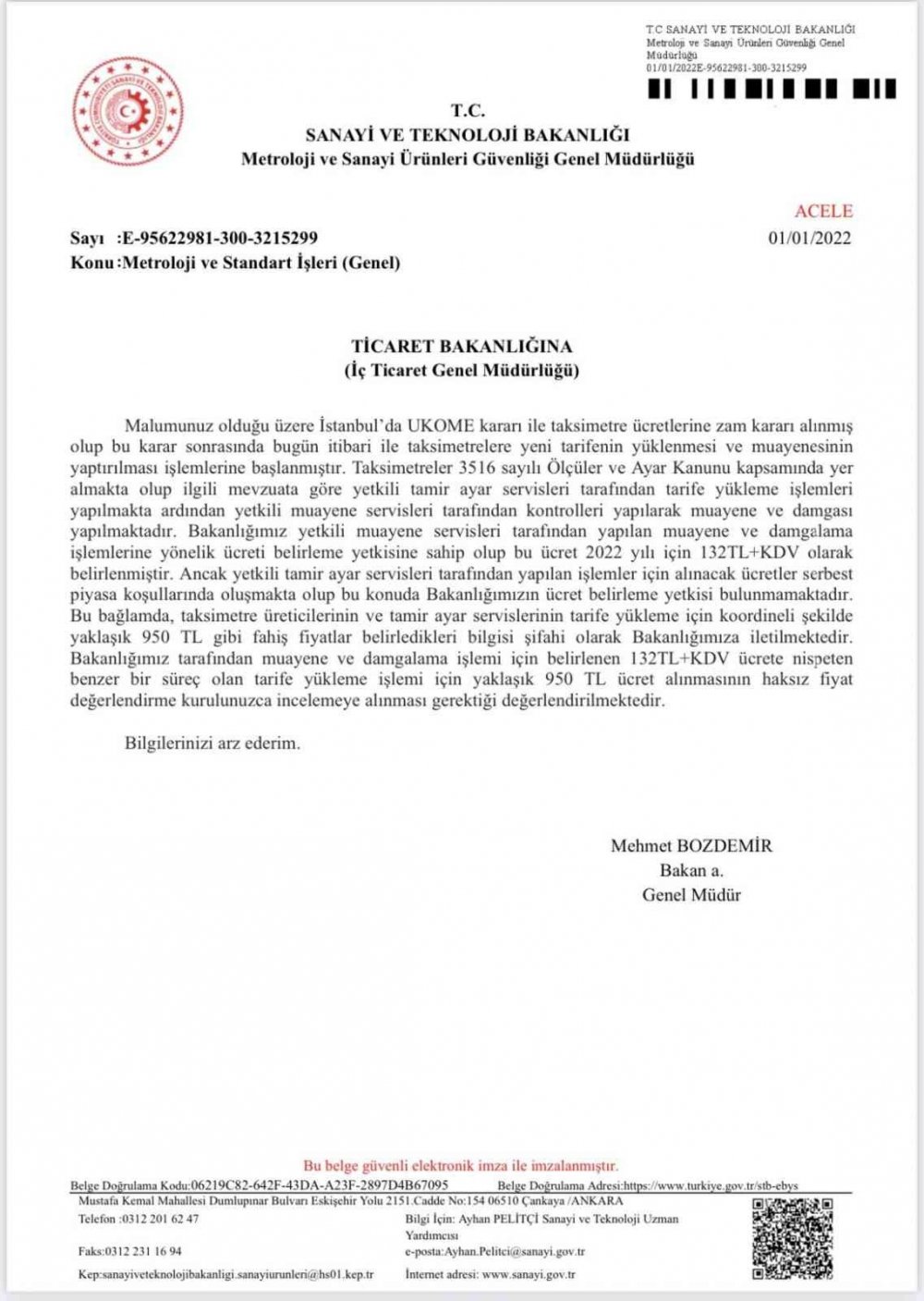 Taksicilerin ’fahiş fiyat’ iddiası incelenecek! Bakanlık harekete geçti