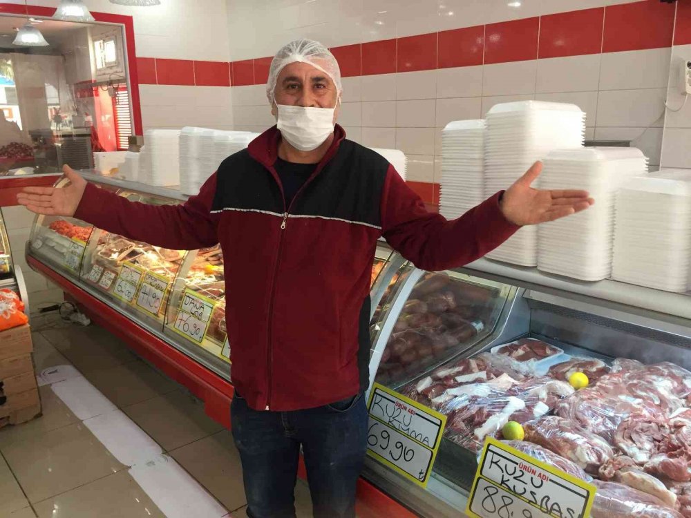Adana'da etin kilosunu 55 liraya indirdi dükkan doldu taştı