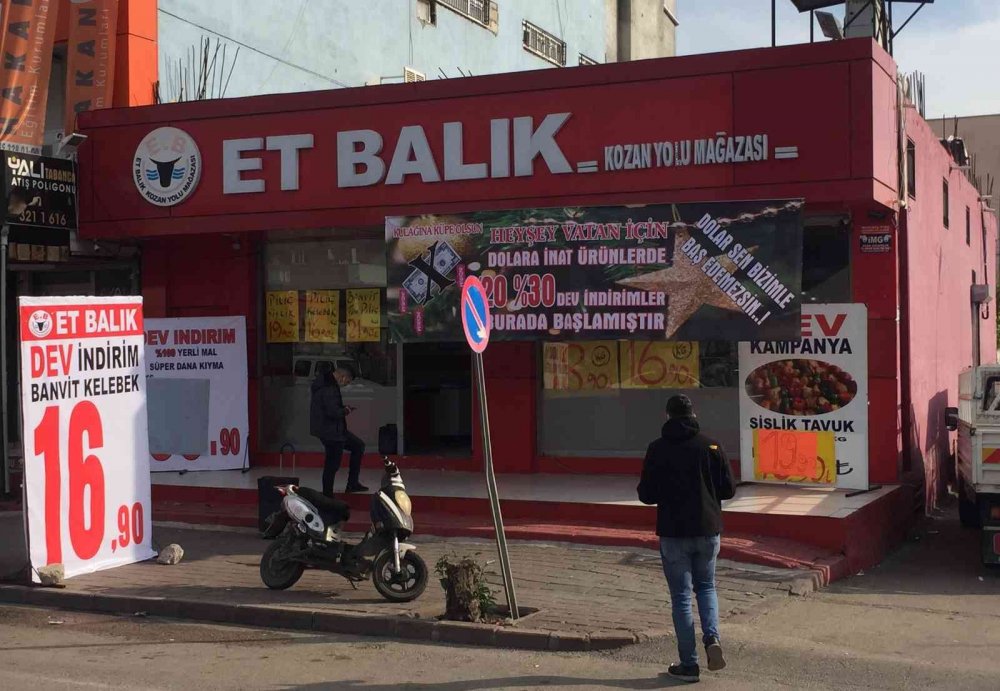 Adana'da etin kilosunu 55 liraya indirdi dükkan doldu taştı