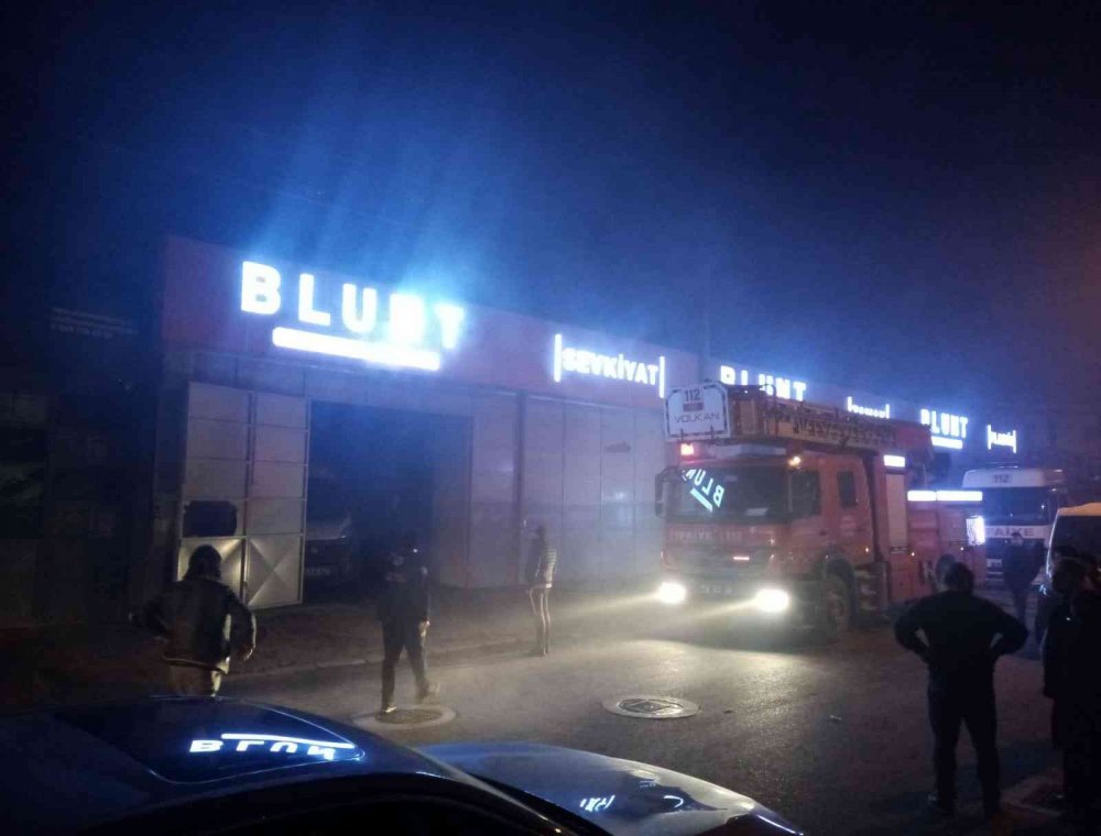 İnegöl'de korkutan yangın!