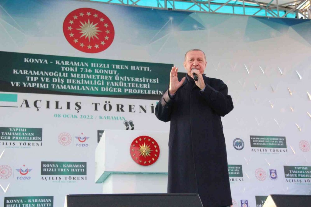 Cumhurbaşkanı Erdoğan’dan Karaman'da Tabipler Birliği'ne tepki: Sahtekarsınız yalancısınız