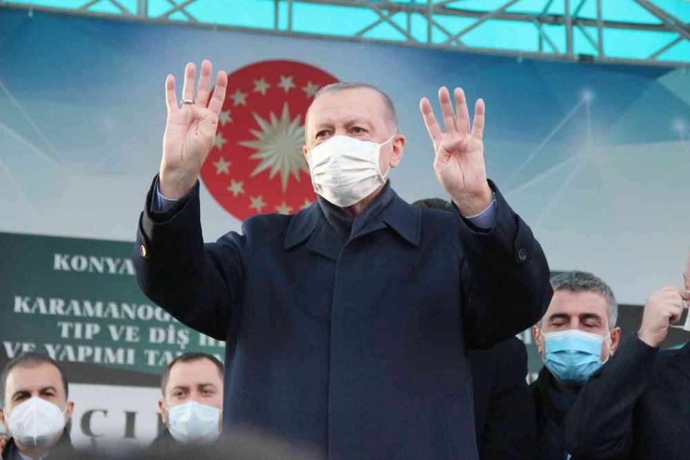 Cumhurbaşkanı Erdoğan’dan Karaman'da Tabipler Birliği'ne tepki: Sahtekarsınız yalancısınız