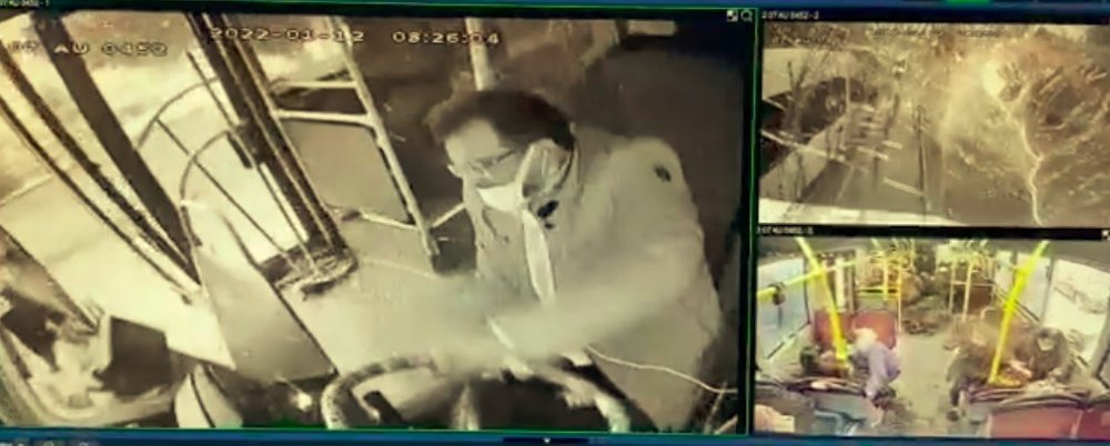 Antalya'da halk otobüsünün yaptığı kazanın görüntüleri ortaya çıktı