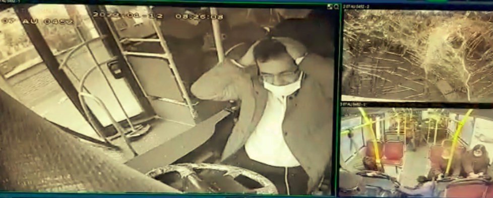 Antalya'da halk otobüsünün yaptığı kazanın görüntüleri ortaya çıktı