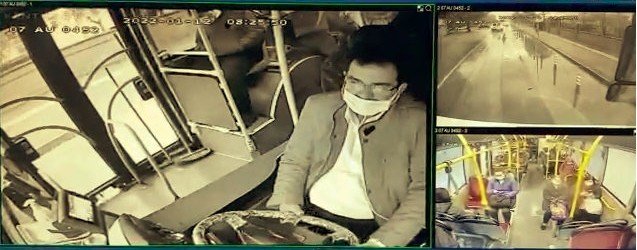 Antalya'da halk otobüsünün yaptığı kazanın görüntüleri ortaya çıktı