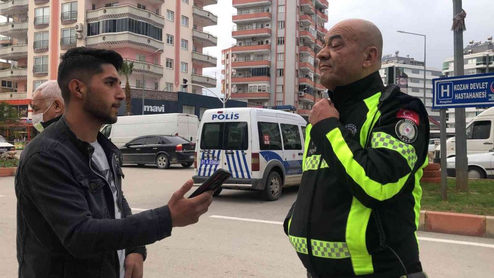 Adana'da genç sürücü ceza yememek için ağabeyini aradı ama polis affetmedi