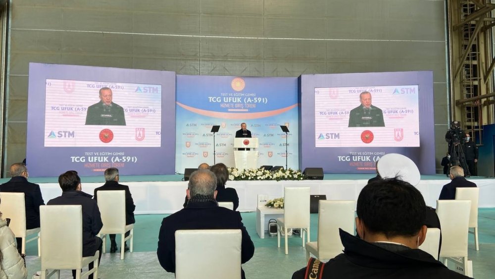 Milli İstihbarat Gemisi TCG Ufuk envantere girdi